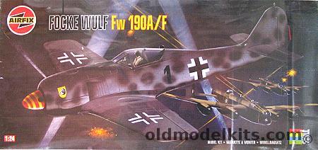Airfix 1/24 Focke Wulf Fw-190 A / F, 16001  plastic model kit